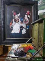 艺术家杨洪顺日记:油画《苗嶺佳人》创作完成
坚持不一定成功，不坚持一定不会成【图2】