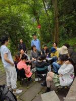 艺术家郑诚生活:龙井九溪烟树写生…….烟霞古洞写生……杭州栖霞洞写生……【图1】