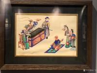 艺术家石广生收藏:“粤剧题材通草画作品展”观感。
日前应邀，冒雨前往位于广州【图2】