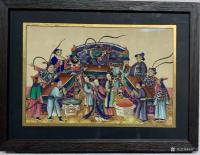 艺术家石广生收藏:“粤剧题材通草画作品展”观感。
日前应邀，冒雨前往位于广州【图3】