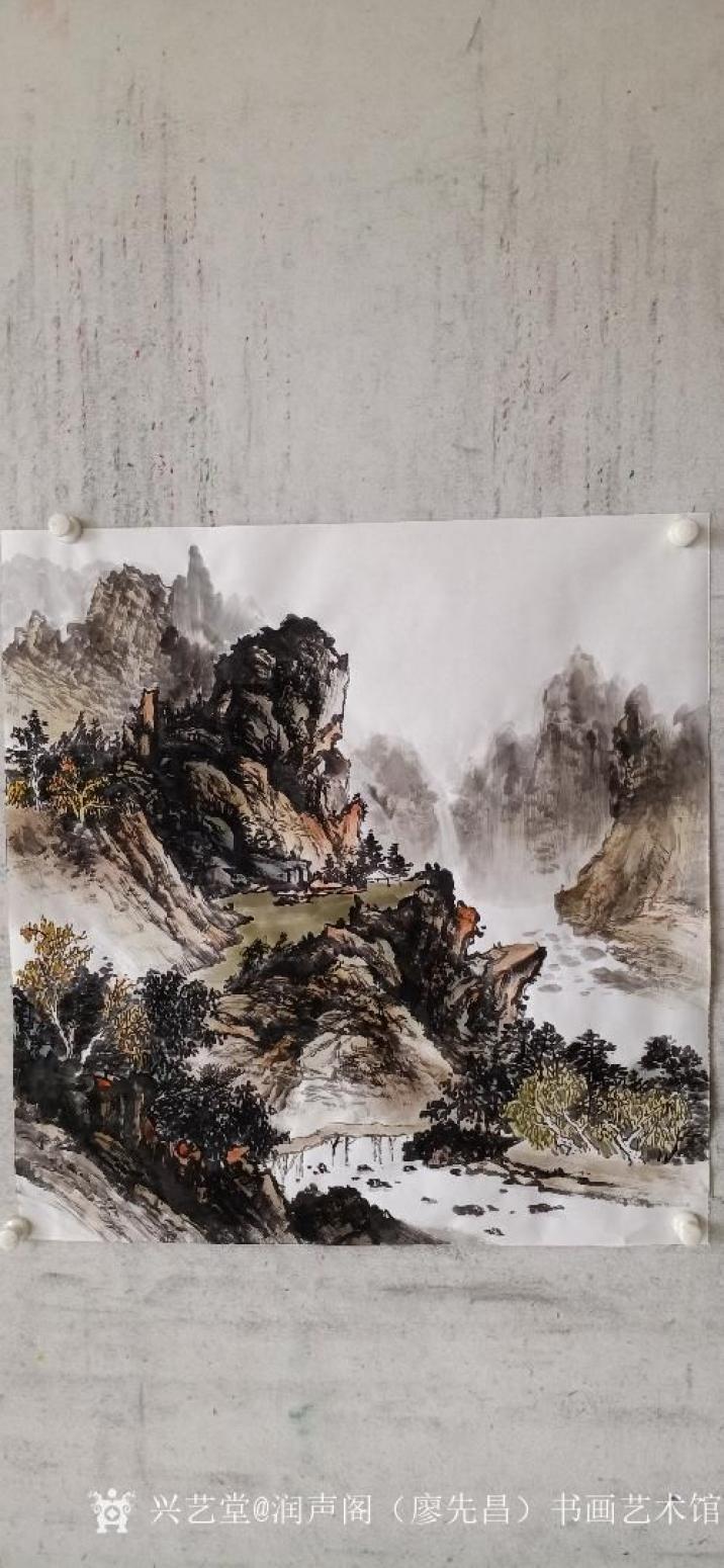 润声阁（廖先昌）书画艺术馆国画作品《定制》【图0】