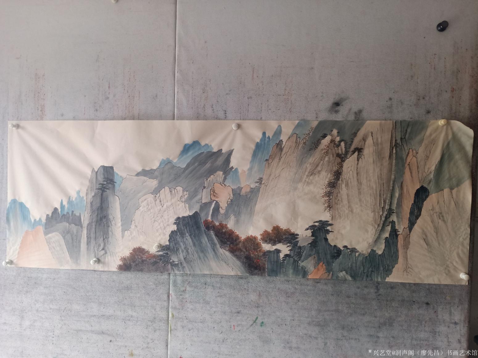 润声阁（廖先昌）书画艺术馆国画作品《定制》【图1】