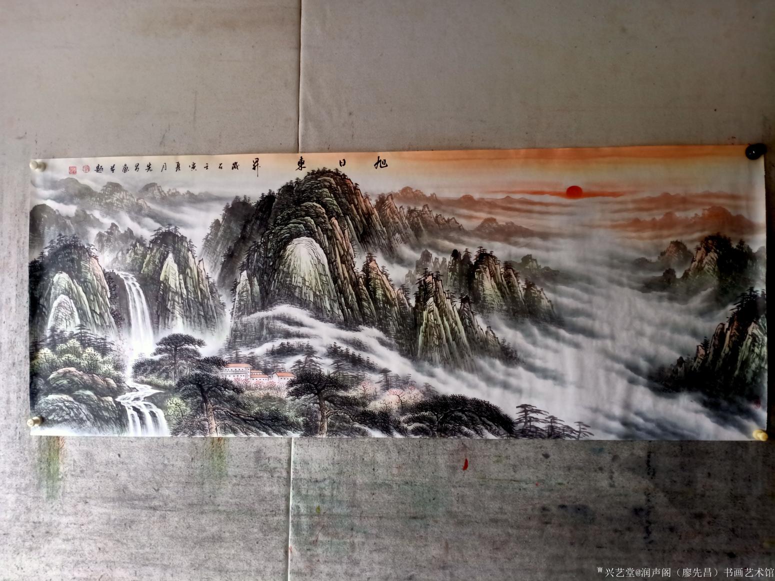 润声阁（廖先昌）书画艺术馆国画作品《定制》【图2】