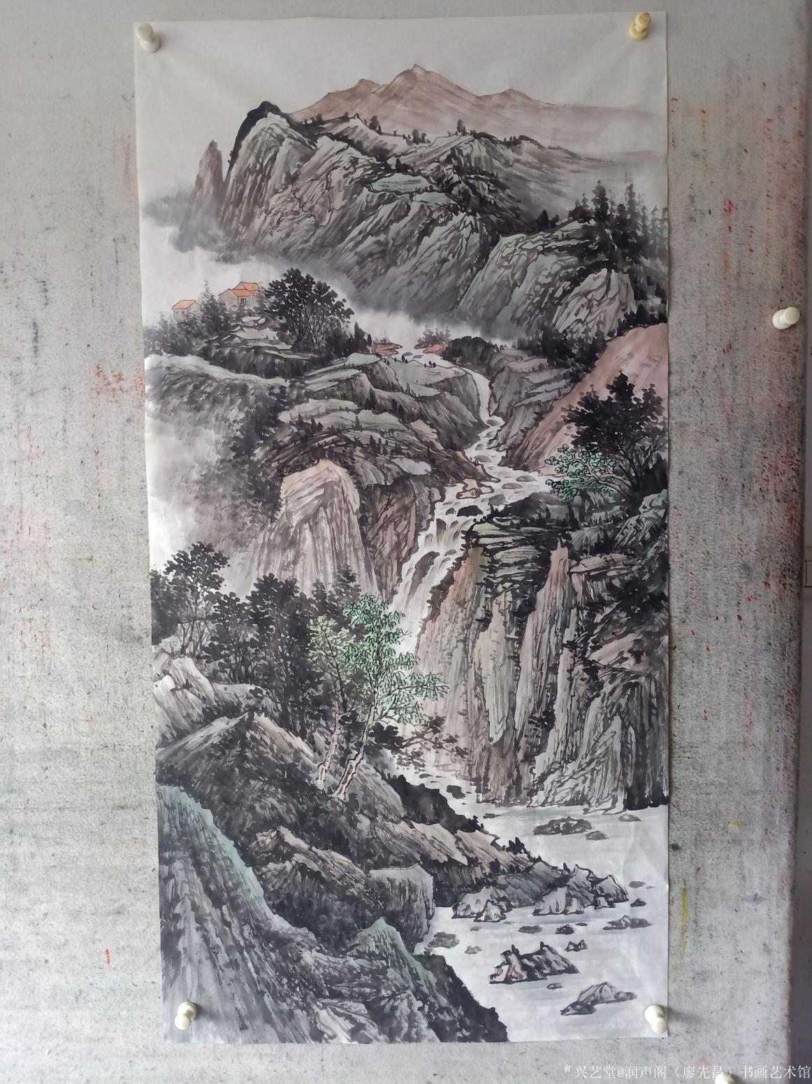 润声阁（廖先昌）书画艺术馆国画作品《定制》【图3】