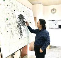 艺术家叶仲桥收藏:冬去春来、寒来暑往，今天市老干部大学绘画班【2018届】结业【图1】