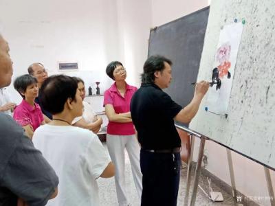 叶仲桥收藏-冬去春来、寒来暑往，今天市老干部大学绘画班【2018届】结业了，我作为美术班的老【图4】