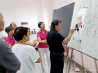 艺术家叶仲桥收藏:冬去春来、寒来暑往，今天市老干部大学绘画班【2018届】结业【图3】