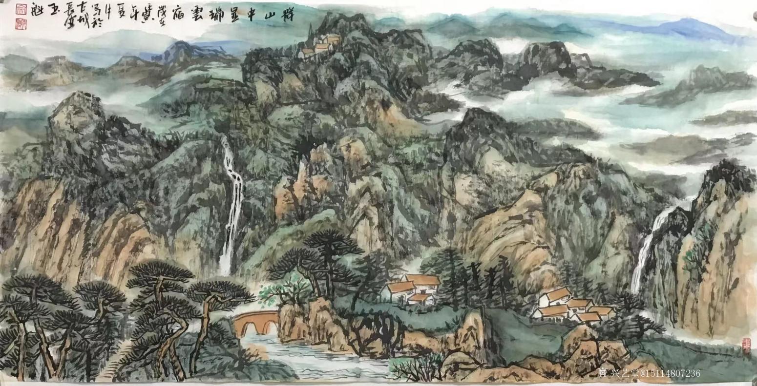 15114807236国画作品《大画家宗玉魁三尺作品》【图0】