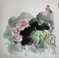 艺术家孙静涛日记:国画花鸟画水墨荷花习作欣赏，孙静涛壬寅年夏月作品。
飒然秋【图0】