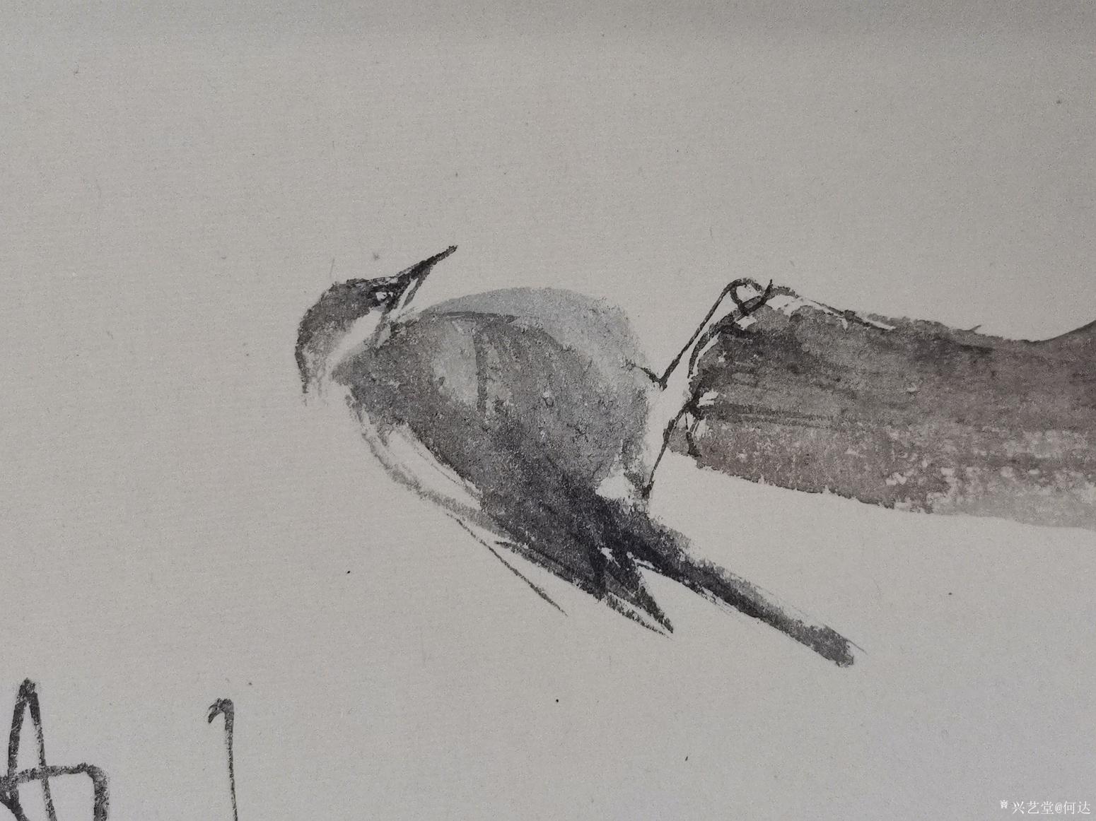 何达国画作品《《禅意小品.沉思》》【图0】