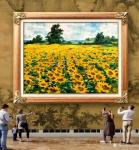 叶向阳藏宝-油画作品《繁花似锦》，著名旅加拿大油画家、我的好朋友老同学刘【图4】