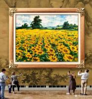 艺术家叶向阳收藏:油画作品《繁花似锦》，著名旅加拿大油画家、我的好朋友老同学刘【图3】