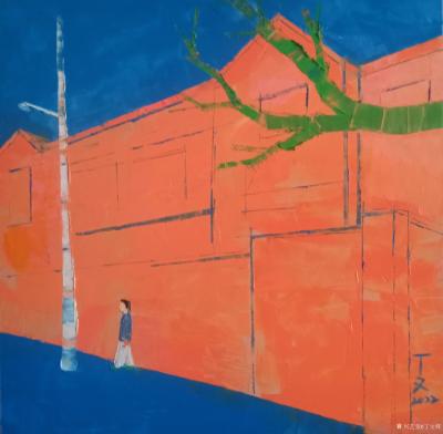 丁文辉日记-作品《邑之道6》
故地街弄寻，楼下望旧友。
童小皆已散，今朝在何处？【图1】