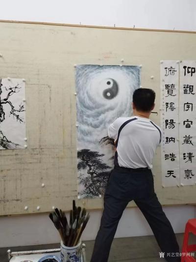 罗树辉收藏-7月24日上午，广东牡丹王子孙幼明老师，中国书协金新宇老师，以及黄振贤老总，罗先【图5】