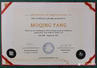 艺术家杨牧青日记:杨牧青中国画作品参展国际性的FWAG艺术展
2022年7月【图0】