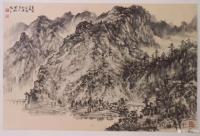 艺术家阎敏日记:貴州石阡樓上古寨寫生山水作品6幀《古村丽日》《云烟古村》，壬【图3】