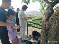 艺术家杨牧青日记:塔影传艺·壬寅九月辛巳日杨牧青写生景山行
杨牧青说，写生，【图0】