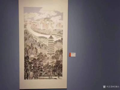 任振山荣誉-国画作品《里运河畔春意浓》正在江苏省美术馆展出；
2022江苏美术摄影主题联展【图3】