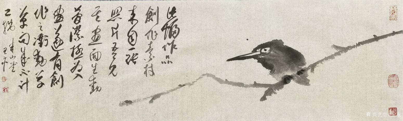 王永国画作品《孤禽图》【图1】