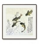 石广生日志-国画花鸟画《黄骨鱼》，壬寅年小寒石广生菜市回来画黄骨鱼并题。【图2】