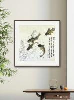 艺术家石广生日记:国画花鸟画《黄骨鱼》，壬寅年小寒石广生菜市回来画黄骨鱼并题。【图2】