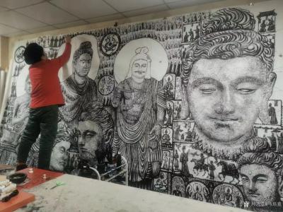 马培童收藏-焦墨有画说（3）
焦墨汉画、是我身浸汉文化修炼我自身的文化，是我要修行成道的文【图1】