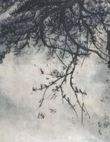 艺术家品文堂之藏收藏:藏品国画深谷鸟声春 癸巳年端午 戴鹏老师作品【图1】