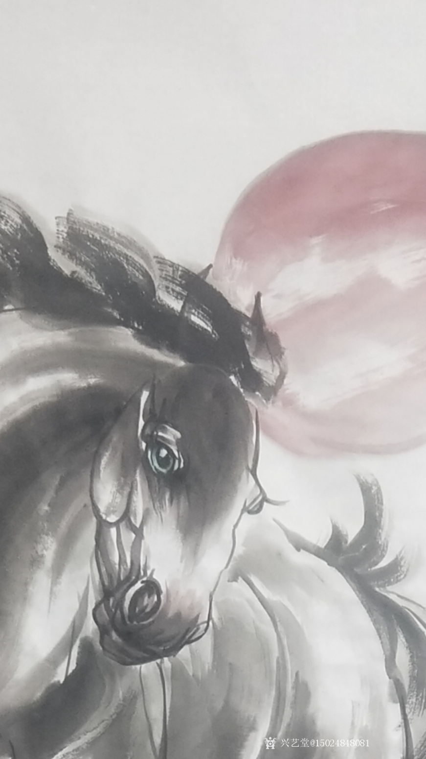 15024848081国画作品《鸿运当头》【图0】