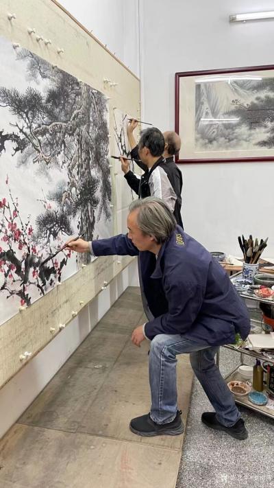 罗树辉收藏-2023年2月4日（星期六）上午十点，一班书画家老师，诗人，老板：石广生，金新宇【图1】