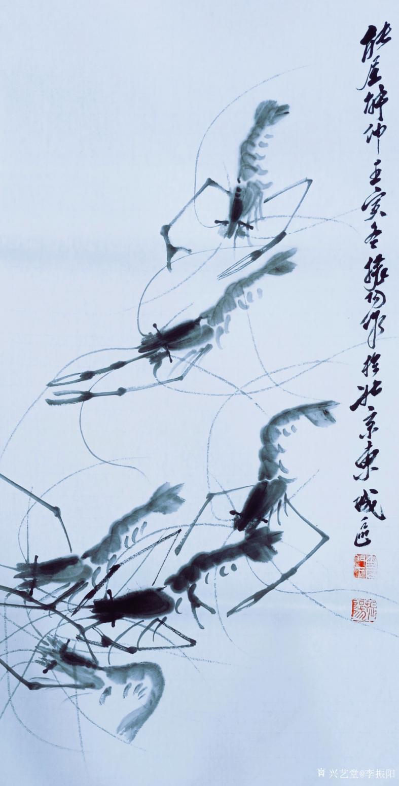 李振阳国画作品《六顺图》【图0】