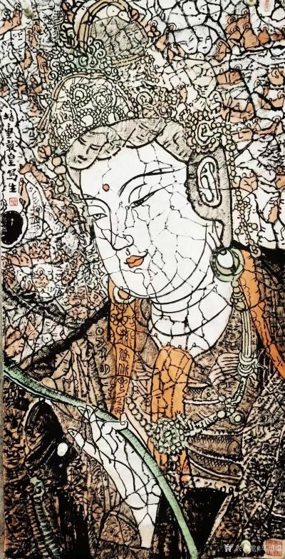 马培童收藏-焦墨有画说（8）
焦墨说无水能过，
枯笔渴墨焦浓禾。
焦墨难画焦墨成，
【图1】