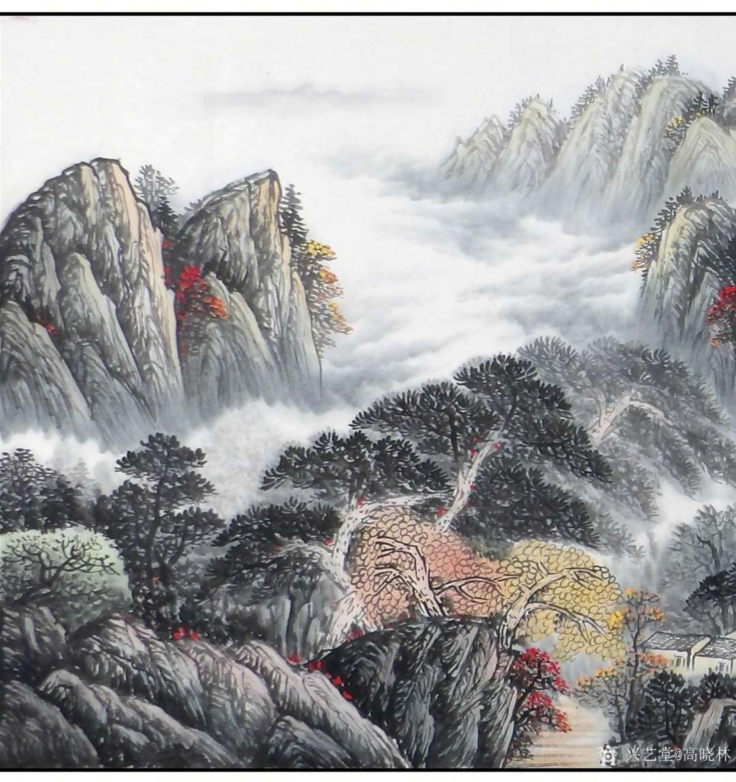 高晓林国画作品《高晓林(3840)》【图0】