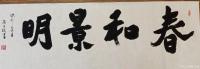 艺术家陈文斌日记:书法作品《春和景明》。春暖花开之际，万物复苏。阳和启蛰！品物【图0】