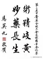 艺术家刘开豪收藏:国民党前主席马英九书法作品欣赏，传统端庄【图3】