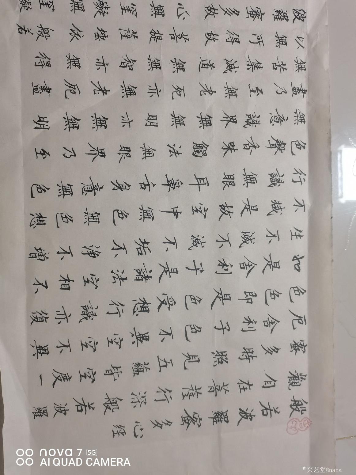 nana书法作品《《般若波罗蜜心经》》【图1】