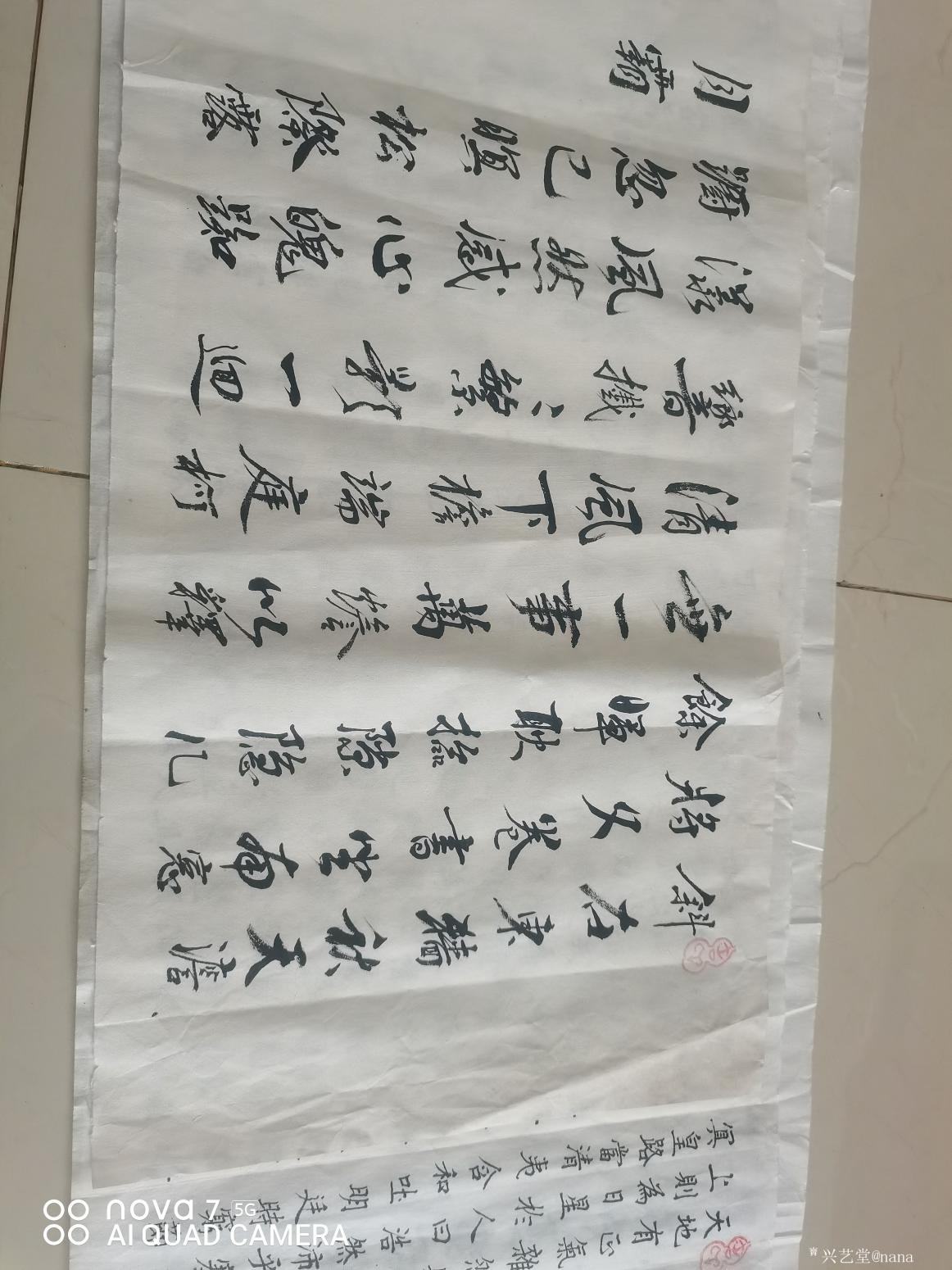 nana书法作品《行书-幽芳》【图0】