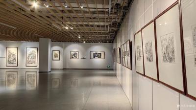 阎敏收藏-丹青溢彩绘初心，翰墨飘香颂党恩，莫建文、閻敏、張玉磬美術作品展
在深圳宝安区1【图2】