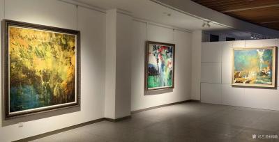 阎敏收藏-丹青溢彩绘初心，翰墨飘香颂党恩，莫建文、閻敏、張玉磬美術作品展
在深圳宝安区1【图4】