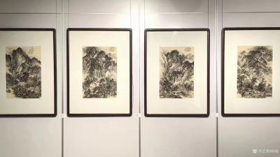 阎敏收藏-丹青溢彩绘初心，翰墨飘香颂党恩，莫建文、閻敏、張玉磬美術作品展
在深圳宝安区1【图6】