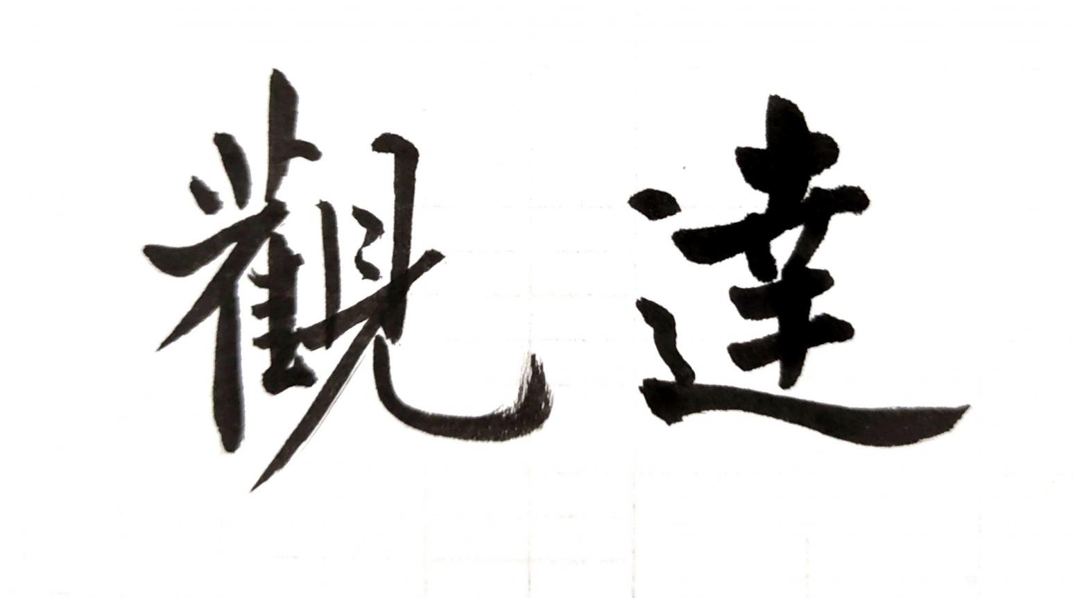 王立平书法作品《达观》【图0】