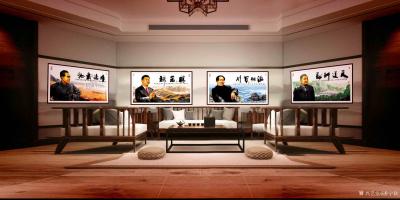 潘宁秋收藏-国画彩墨人物画《精气神》；立自强不息，养天地浩然正气，中国梦。崭新的精气神【图1】