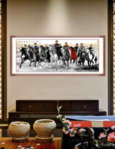 艺术品图片：艺术家潘宁秋国画作品名称《春风得意马蹄疾》价格32000.00 元