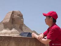 艺术家马培童日记:“马培童在埃及采风之一”到了埃及又找到自己绘画的根，埃及五千【图5】