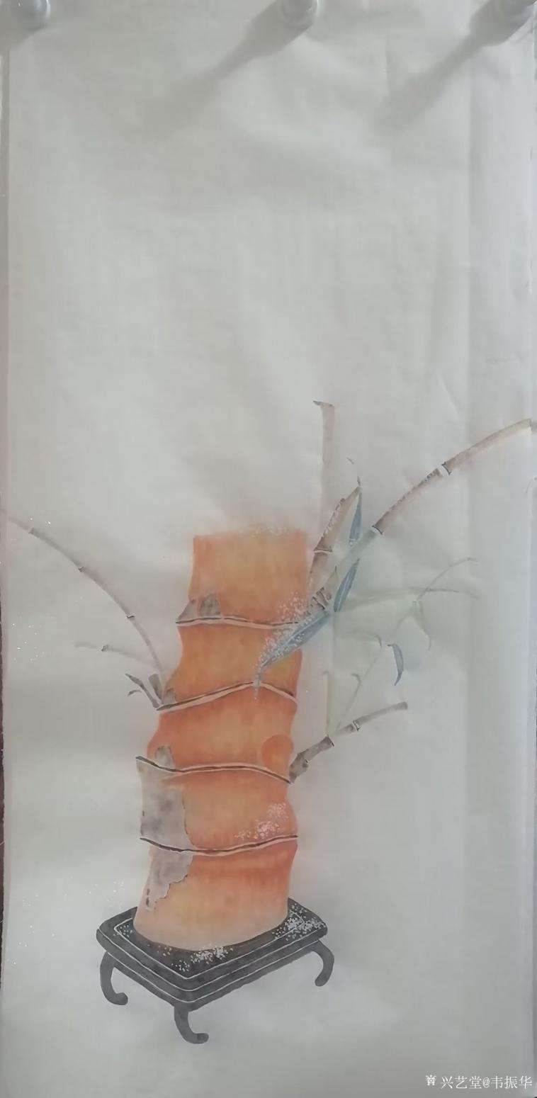 韦振华国画作品《节节高升》【图0】