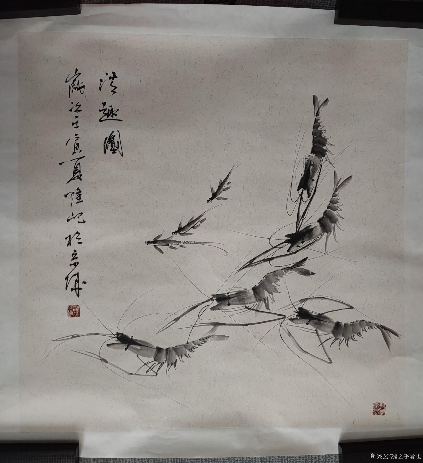 之乎者也国画作品《清趣图》