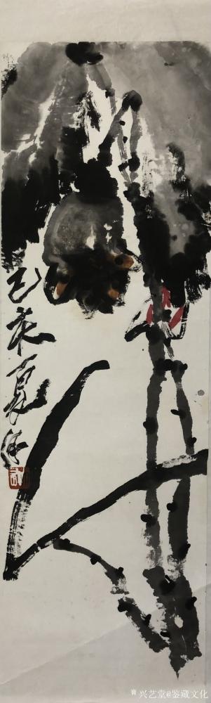 鉴藏文化收藏-崔大有（石缶）己亥年花鸟画作品欣赏【图8】