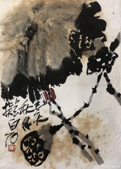 鉴藏文化收藏-崔大有（石缶）己亥年花鸟画作品欣赏【图17】