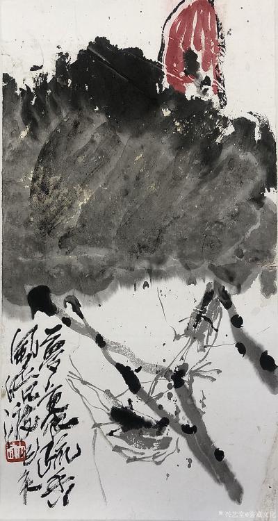 鉴藏文化收藏-崔大有（石缶）己亥年花鸟画作品欣赏【图31】