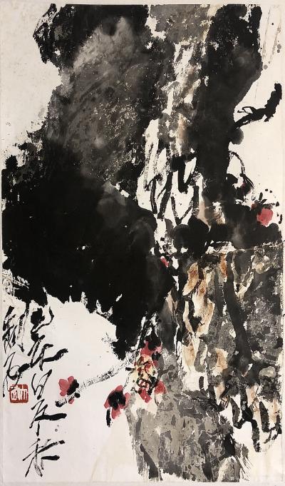 鉴藏文化收藏-崔大有（石缶）己亥年花鸟画作品欣赏【图32】