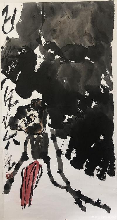 鉴藏文化收藏-崔大有（石缶）己亥年花鸟画作品欣赏【图35】